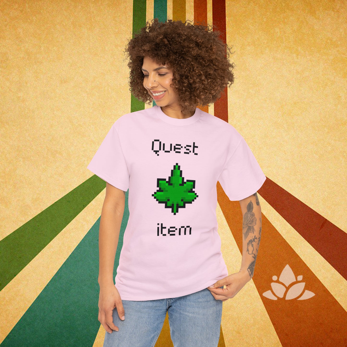 Retro Pixel Weed Top