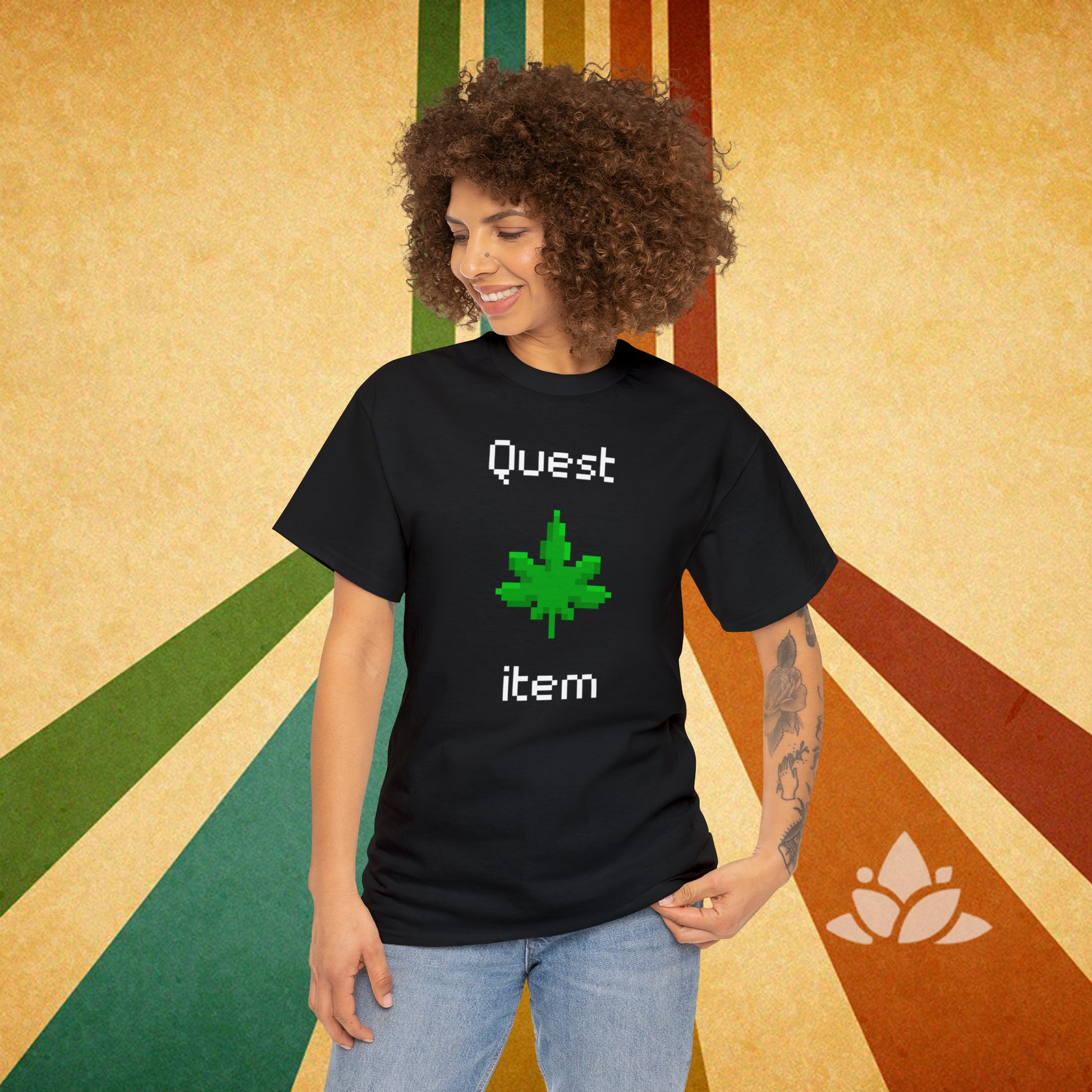 Retro Pixel Marijuana Shirt