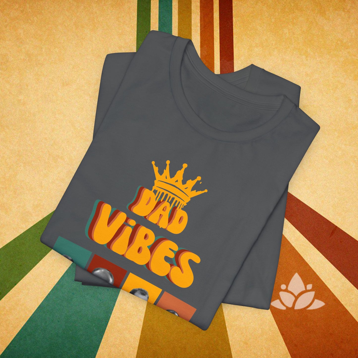 Dad Vibes Fathers Day Unisex Jersey Short Sleeve Tee