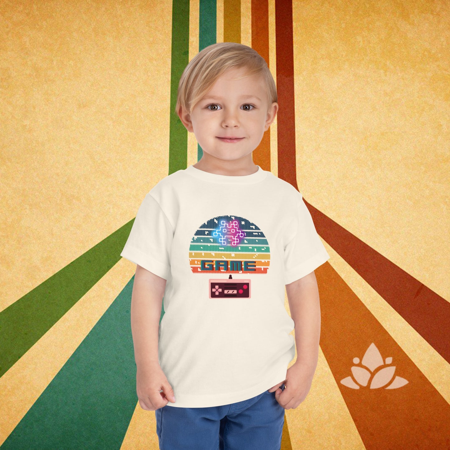 Retro Game Time Toddler Short Sleeve Tee