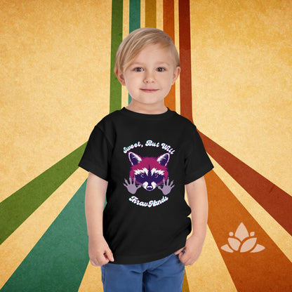 Sweet Raccoon Toddler Short Sleeve Tee