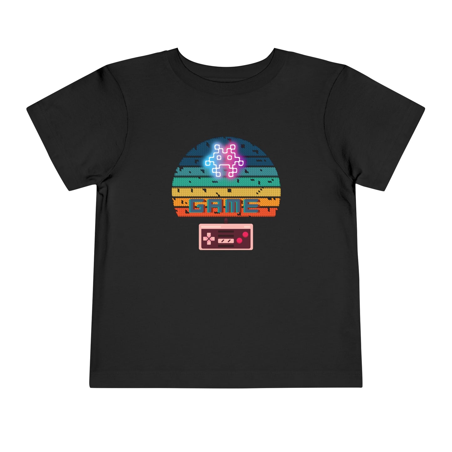 Retro Game Time Toddler Short Sleeve Tee