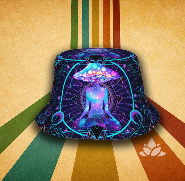 Buddha Mushroom Bucket Hat