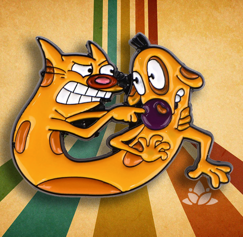 CatDog 90s Nickelodeon Enamel Pin – Relive the Retro Vibes