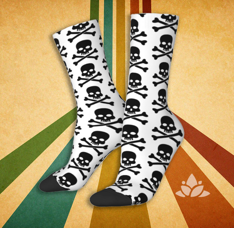 Bone-Afide Skull Socks