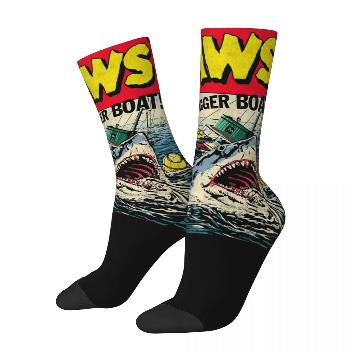 Jaws retro long socks