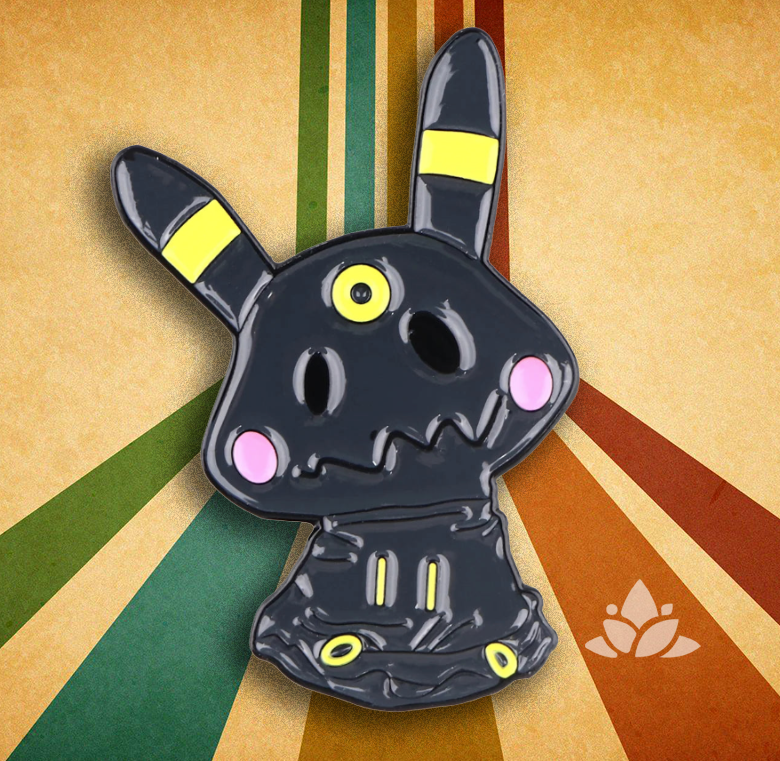 Mimikyu Eve-lutions Cosplay Enamel Brooches