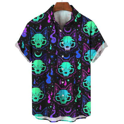 Rave Wolf Spirit Hawaiian Shirt