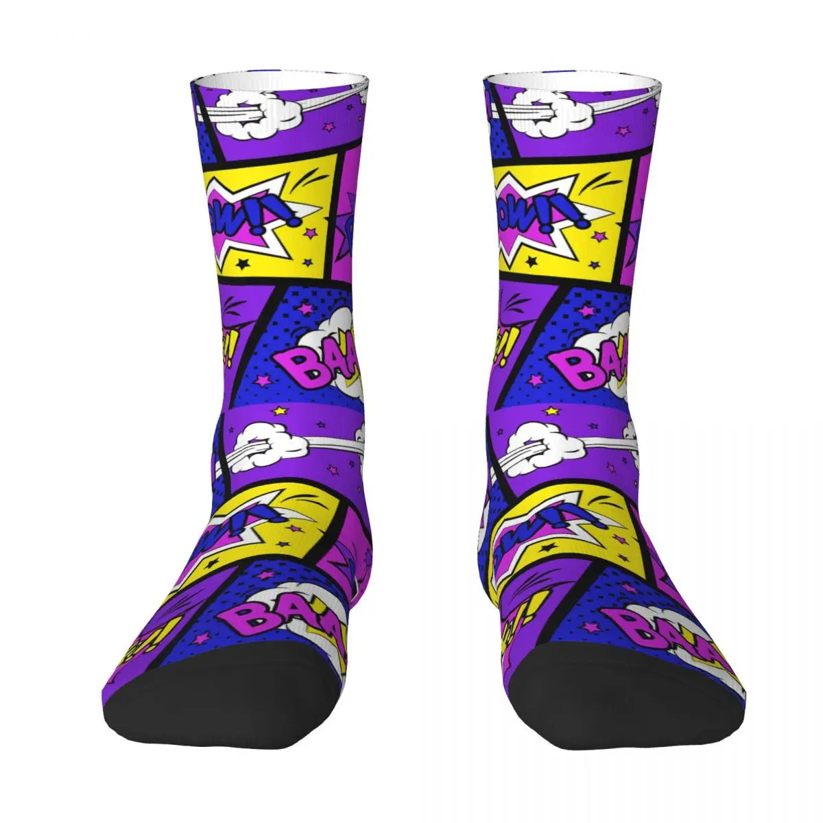 BAAAM! Retro Festival Socks – Add a Blast of Color to Your Look!