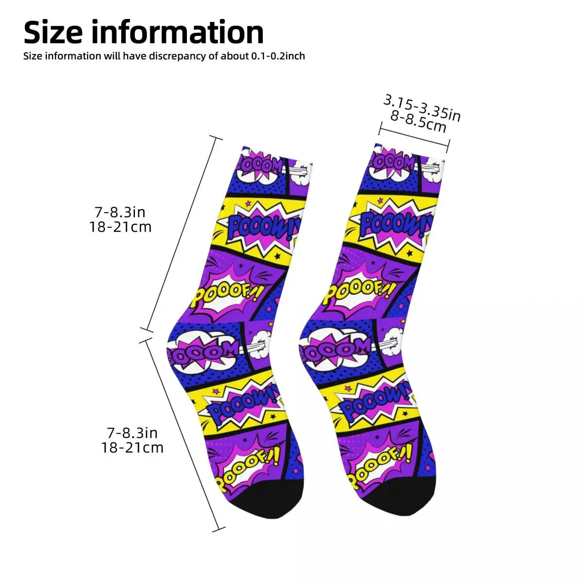 BAAAM! Retro Festival Socks – Add a Blast of Color to Your Look!