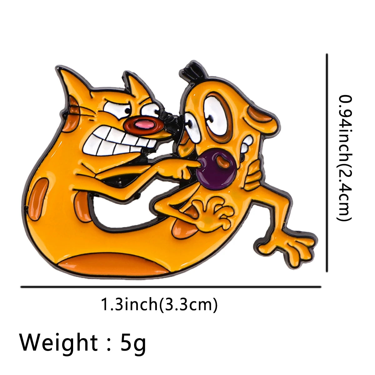 CatDog 90s Nickelodeon Enamel Pin – Relive the Retro Vibes