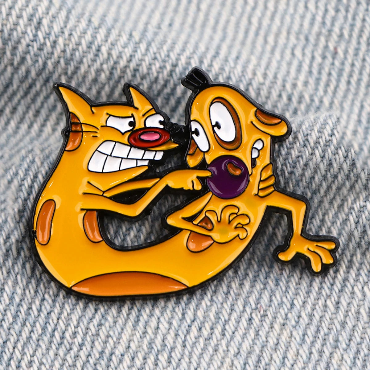 CatDog 90s Nickelodeon Enamel Pin – Relive the Retro Vibes