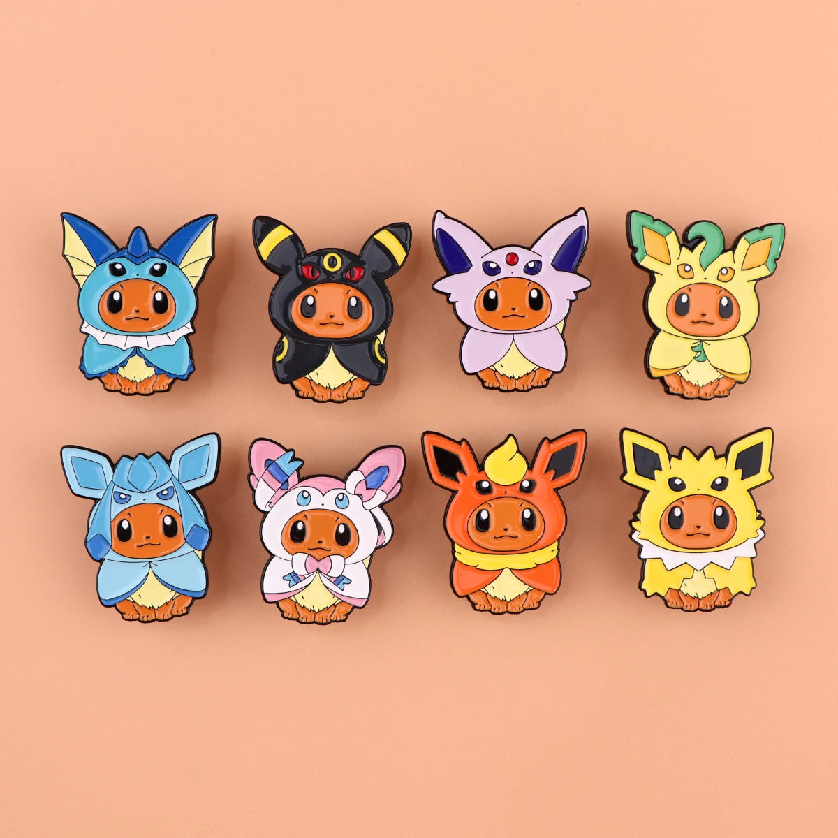 Eevee-Lution revolution Cosplay Brooches