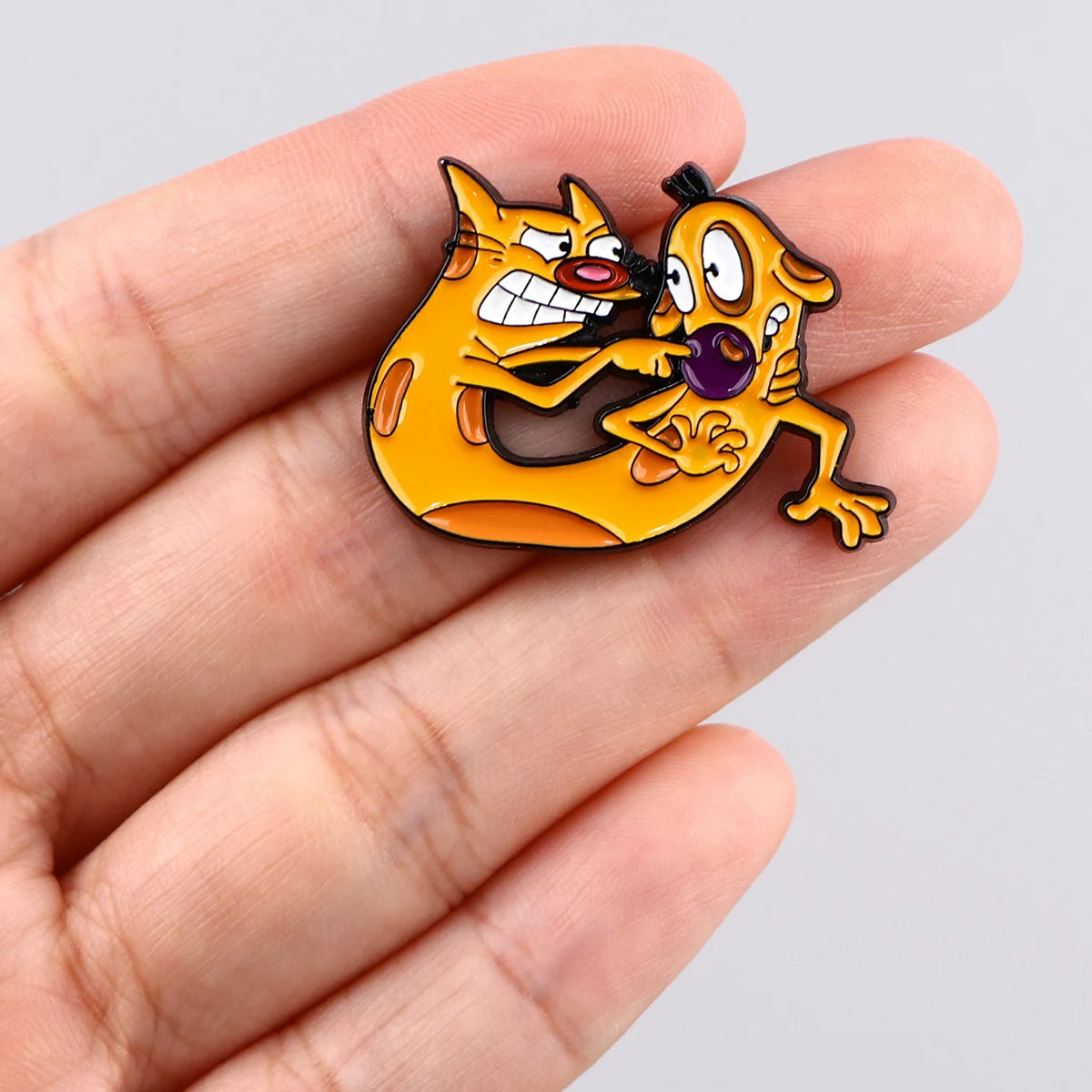 CatDog 90s Nickelodeon Enamel Pin – Relive the Retro Vibes