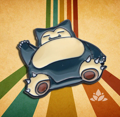 Snorlax Pin Retro Pokemon