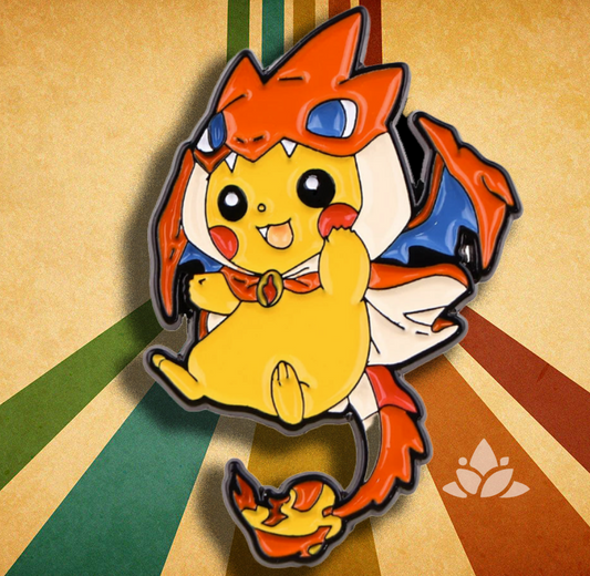 Pikachu Charizard Hero Brooch