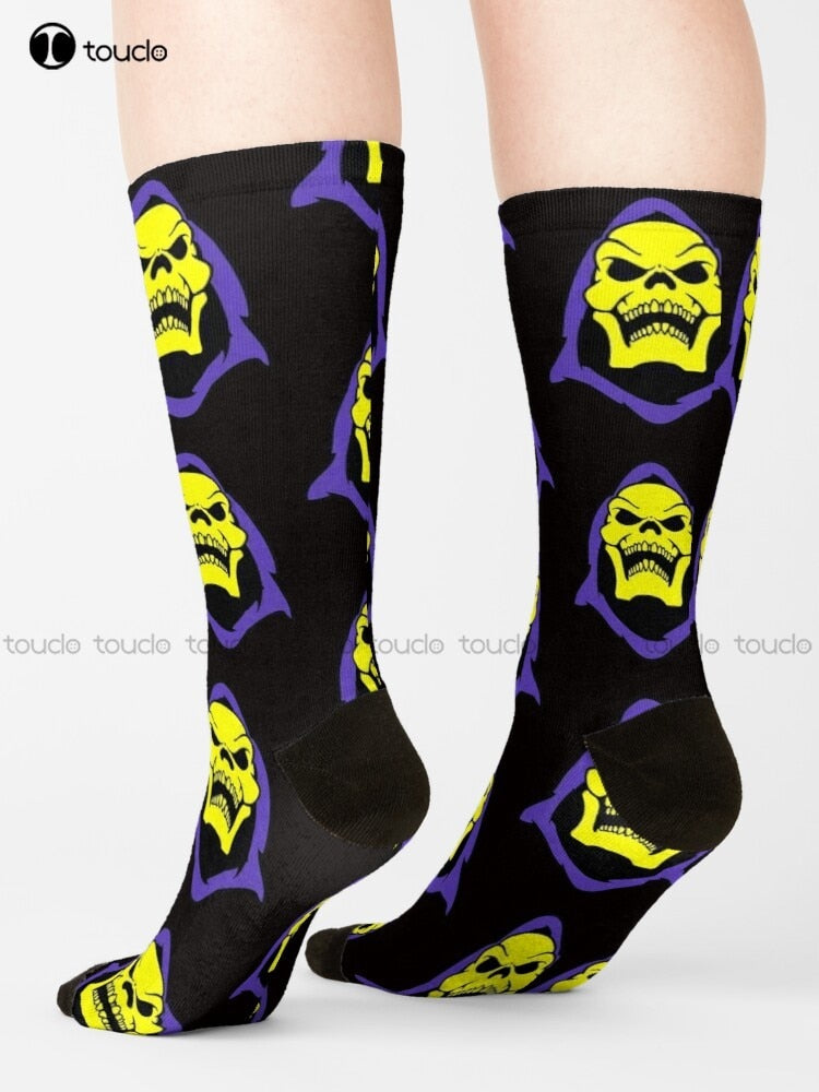 Skeletor Retro Socks Long Socks