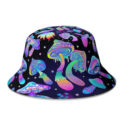 Psychedelic Bucket Hat Festival Outfits